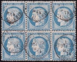 n°60B 106D5 107D5 108D5 116D5 117D5 118D5, bloc de 6 n°60B 106D5 107D5 108D5 116D5 117D5 118D5, bloc de 6