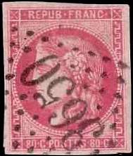  1870-1871  CERES, émission de Bordeaux 