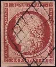  1849-1850 CERES non-dentelé 