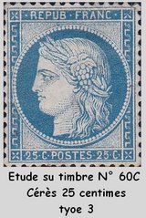 Etude  du planchage du<br>Cérès n°60C